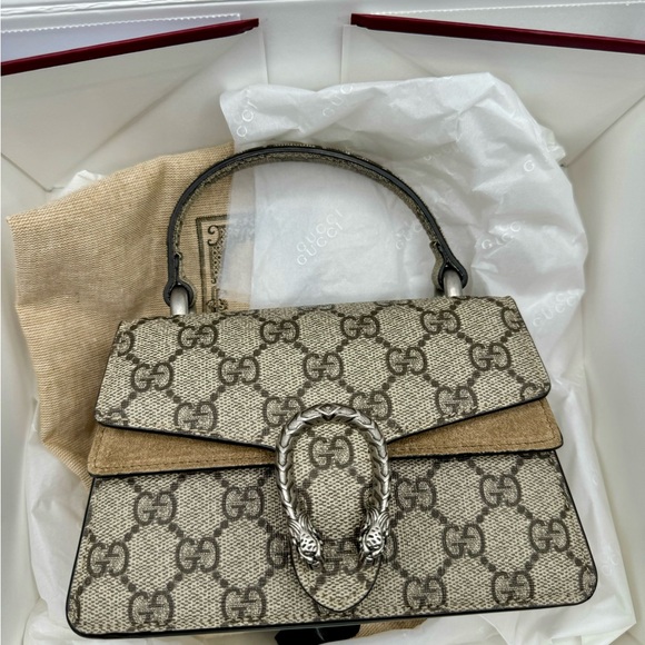 💞Authentic💞Gucci Dionysus MINI TOP HANDLE BAG Pre-fall 2023 - BRAND NEW - Picture 7 of 12